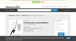 Desktop Screenshot of finanzasparaemprendedores.planetadelibros.com