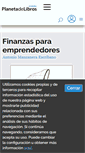 Mobile Screenshot of finanzasparaemprendedores.planetadelibros.com