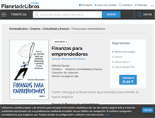 Tablet Screenshot of finanzasparaemprendedores.planetadelibros.com